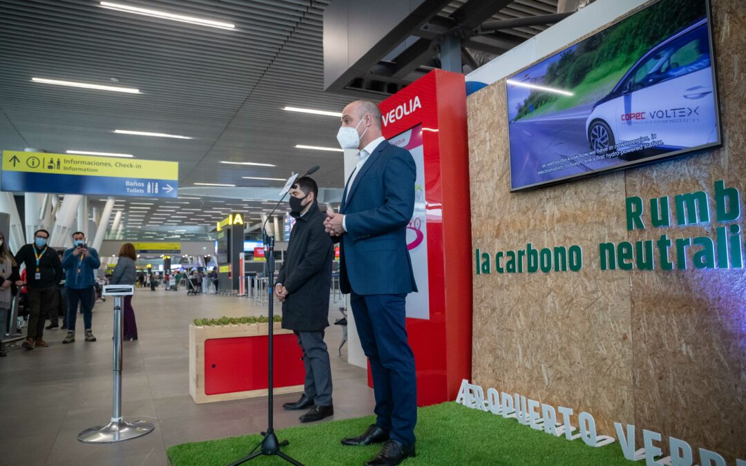 Aeropuerto de Santiago cuadruplica reciclaje y lanza plan para recuperar la totalidad de residuos en 2050