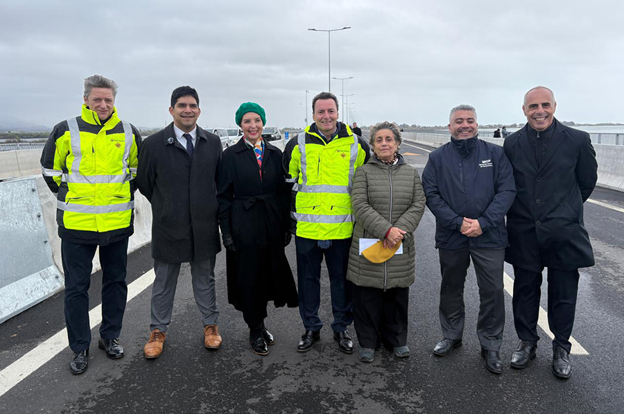 Copsa acompañó la apertura del Puente Industrial: es el más largo de Chile