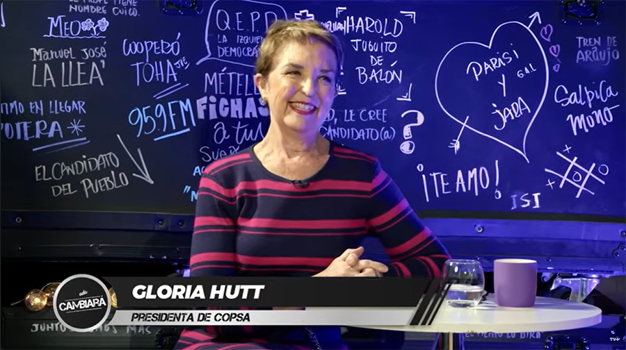 Gloria Hutt fue la invitada de esta semana en “Nada Cambiará”, por TV+
