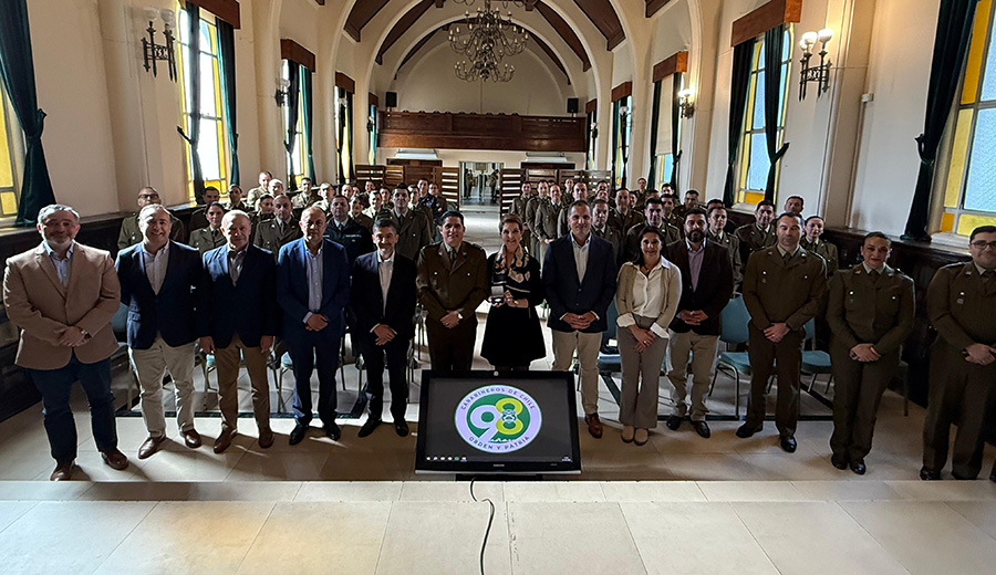 Copsa participa en valiosa jornada en la Academia de Ciencias Policiales de Carabineros de Chile
