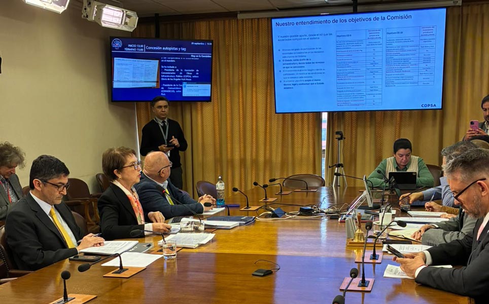COPSA asiste a Comisión de Cámara de Diputados y  llama a fortalecer el sistema de concesiones